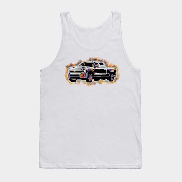 Chevy Silverado Tank Top by remixer2020